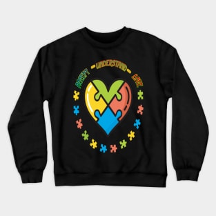 Autism Awareness T-ShirtAccept-Understand-Love Crewneck Sweatshirt